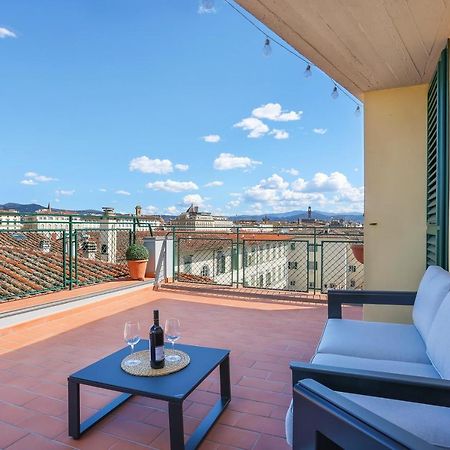 Penthouse With Big Terrace In Oltrarno Lägenhet Florens Exteriör bild