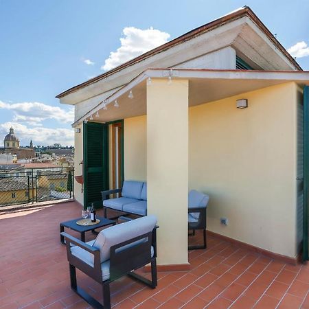 Penthouse With Big Terrace In Oltrarno Lägenhet Florens Exteriör bild